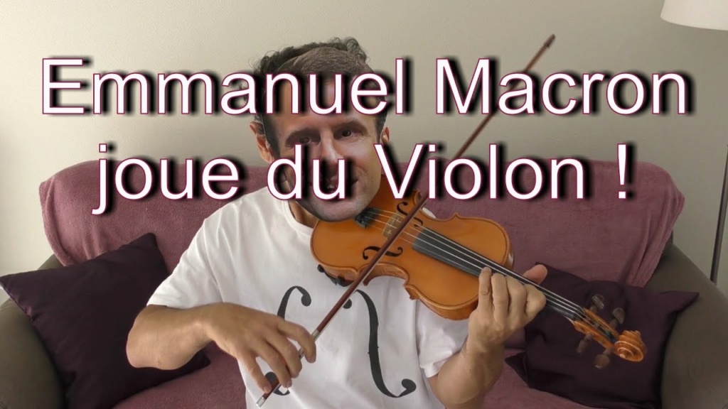 Le violon. de Macron grince et couine! Servei62