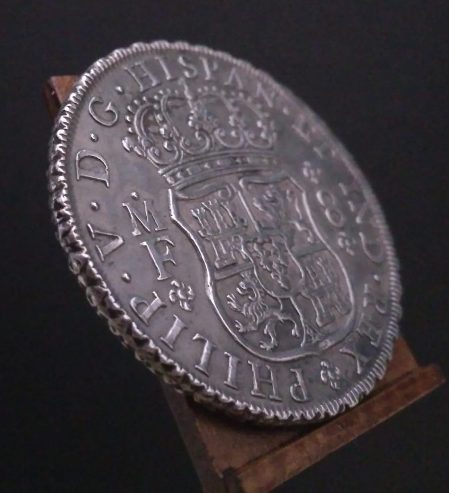 Real de a 8 columnario, 1734, ceca de México. 16116717