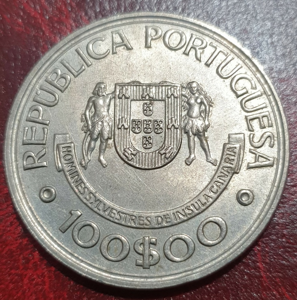 100 escudos de 1989 (Canarias). República de Portugal. Canari10