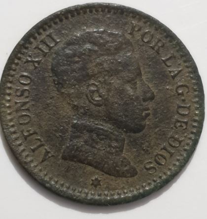 2 Céntimos 1905. Alfonso XIII Captur64