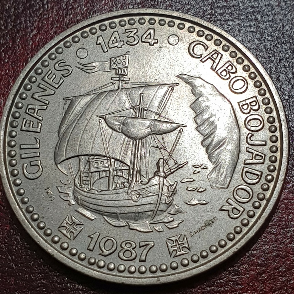 100$00 de 1987 (Cabo Bojador) Republica Portuguesa Gilean11