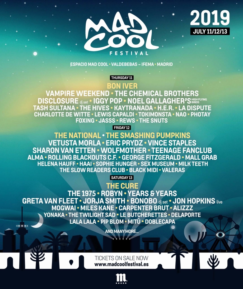 Mad Cool Festival 2019. The Cure, Iggy Pop, The National, Bon Iver, Smashing Pumpkins, Robyn, Sharon Van Etten... ¡Y lo que queda! #SoundsBetterLive - Página 11 Fb_img11