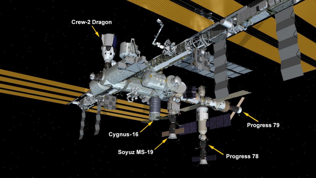 Soyouz-2.1a (Progress MS-18) - Baï - 28.10.2021 Iss_1010