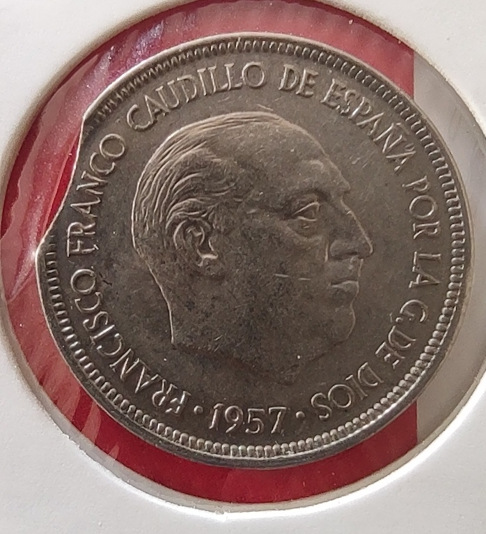 5 pesetas 1957 segmentada 16843113
