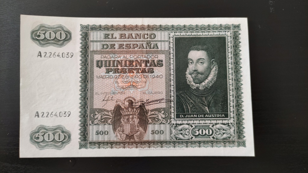 500 pesetas 1940 - Don Juan de Austria Img_2108