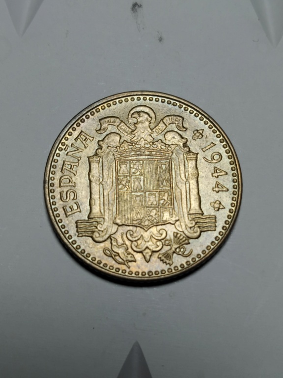 1 peseta 1944. Estado español. 01_rev24