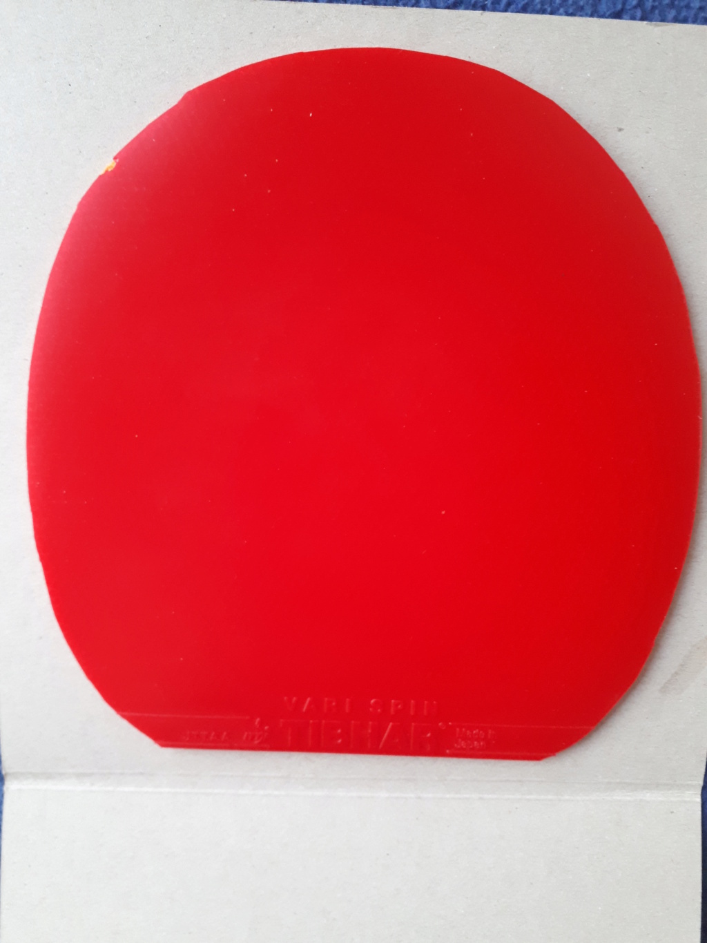 Vds Tibhar VARI SPIN, rouge, 1,8 mm, comme neuf, 17 € fdpi 20211214