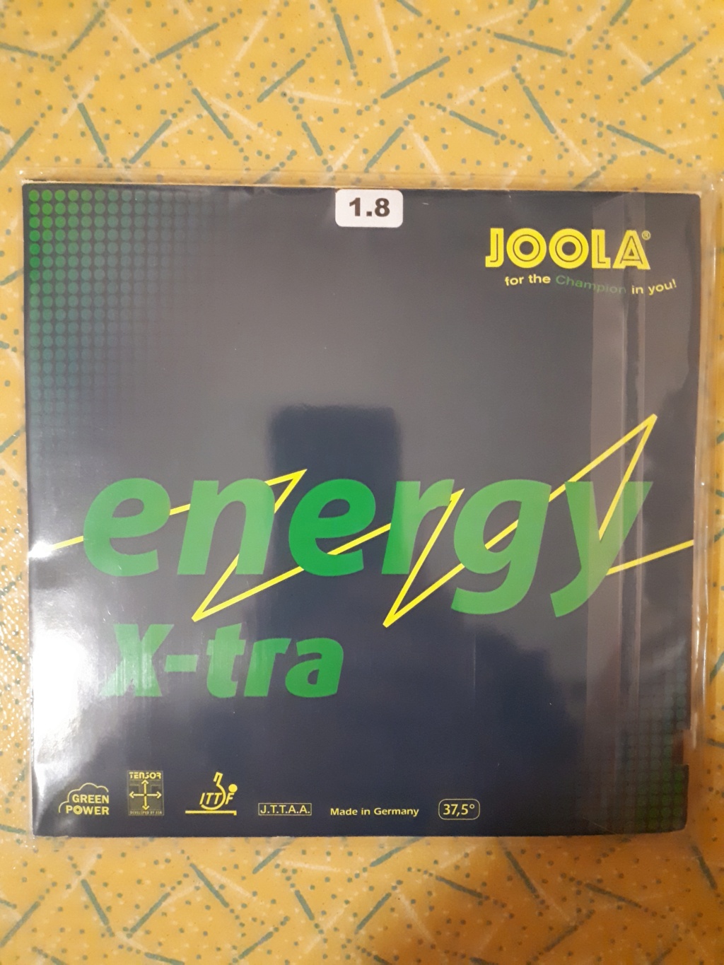 Vds Joola Energy Extra, 1,8mm, noire, sous blister, 25€ fdpi 20220517