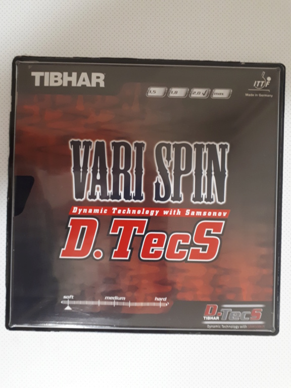 Tibhar Vari Spin D.Tecs noire 2.0mm état neuf  20240315