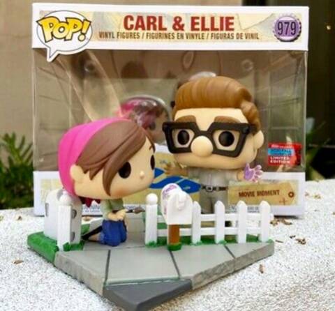 Figurine Ellie Et Carl / La-haut / Funko Pop Disney / Exclusive PIAB