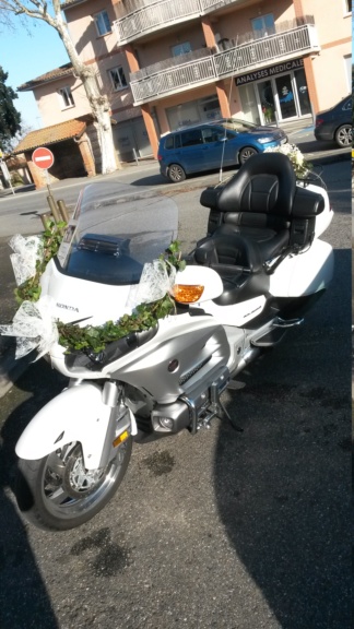 C. R. Occitanie - Escorte Goldwing au mariage d'Anita et Laurent 20200111