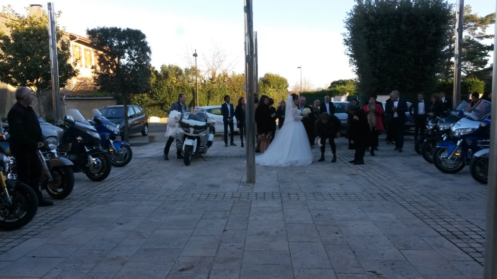 C. R. Occitanie - Escorte Goldwing au mariage d'Anita et Laurent 20200116