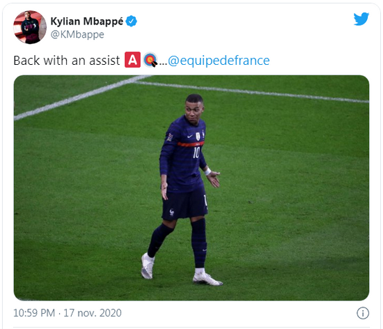 Équipe de France : Deschamps salue le "gros travail du staff" avec Mbappé Fsedgr10