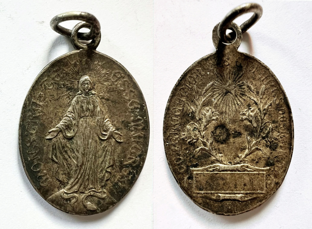 Medalla Congregación hijos de María, S. XIX Congre11