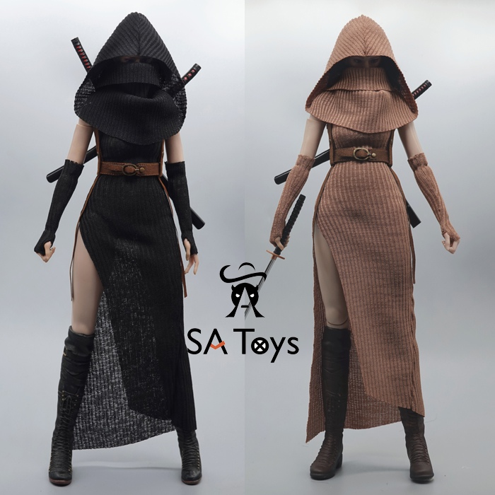 NEW PRODUCT: SA Toys 1/6 Apocalyptic Dune Palace Assassin Dress [Black/Earth Color] 15141110