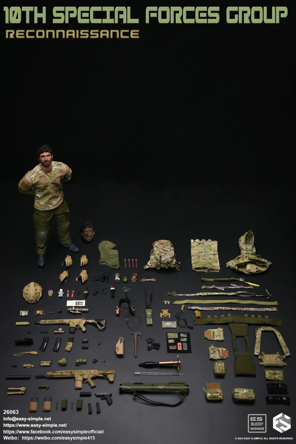 NEW PRODUCT: Easy&Simple 10TH SPECIAL FORCES GROUP Reconnaissance 26063 16115510