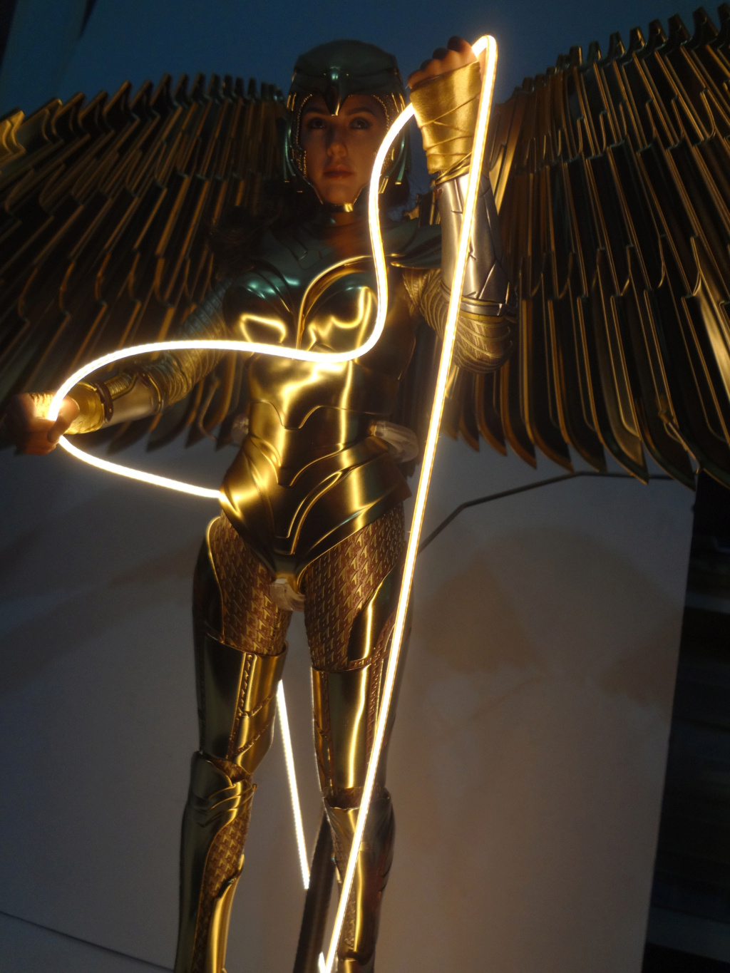 DCU - NEW PRODUCT: HOT TOYS: WONDER WOMAN 1984: GOLDEN ARMOR WONDER WOMAN 1/6TH SCALE COLLECTIBLE FIGURE (Standard & Deluxe Versions) - Page 2 Dsc04217