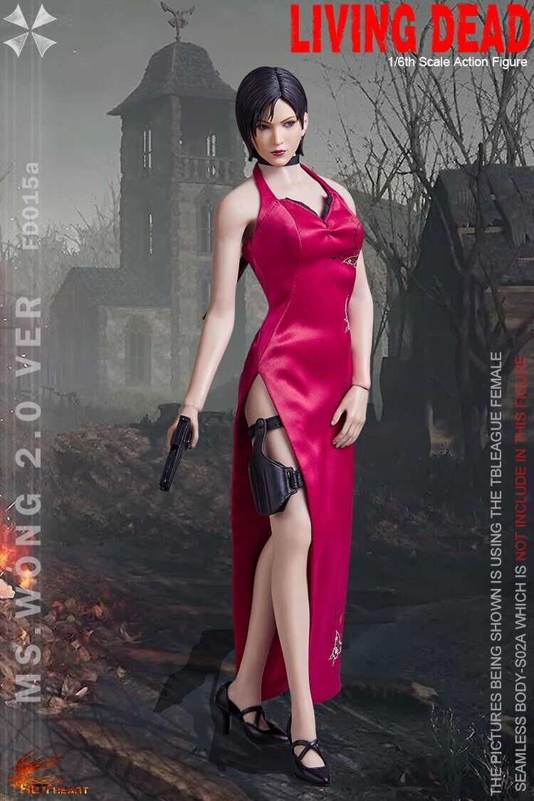 NEW PRODUCT: Hot Heart FD015 1/6 Scale Ms Wong Costume set 2.0 (Standard & Deluxe) S-l16016