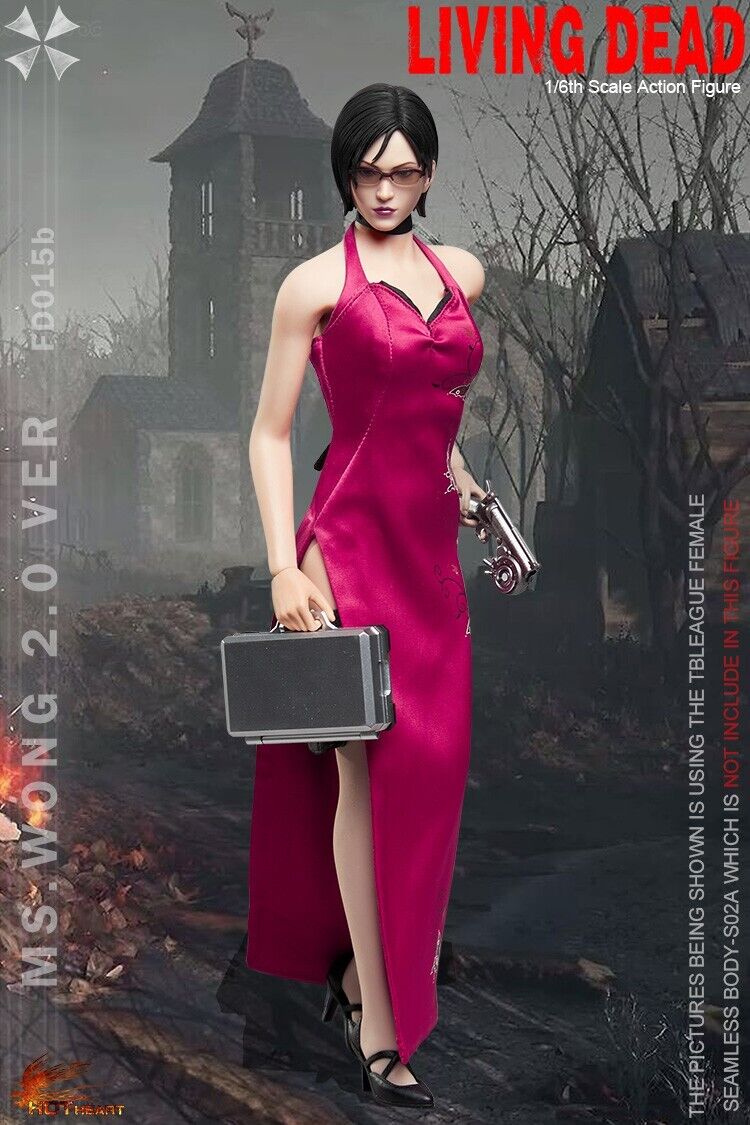 NEW PRODUCT: Hot Heart FD015 1/6 Scale Ms Wong Costume set 2.0 (Standard & Deluxe) S-l16022