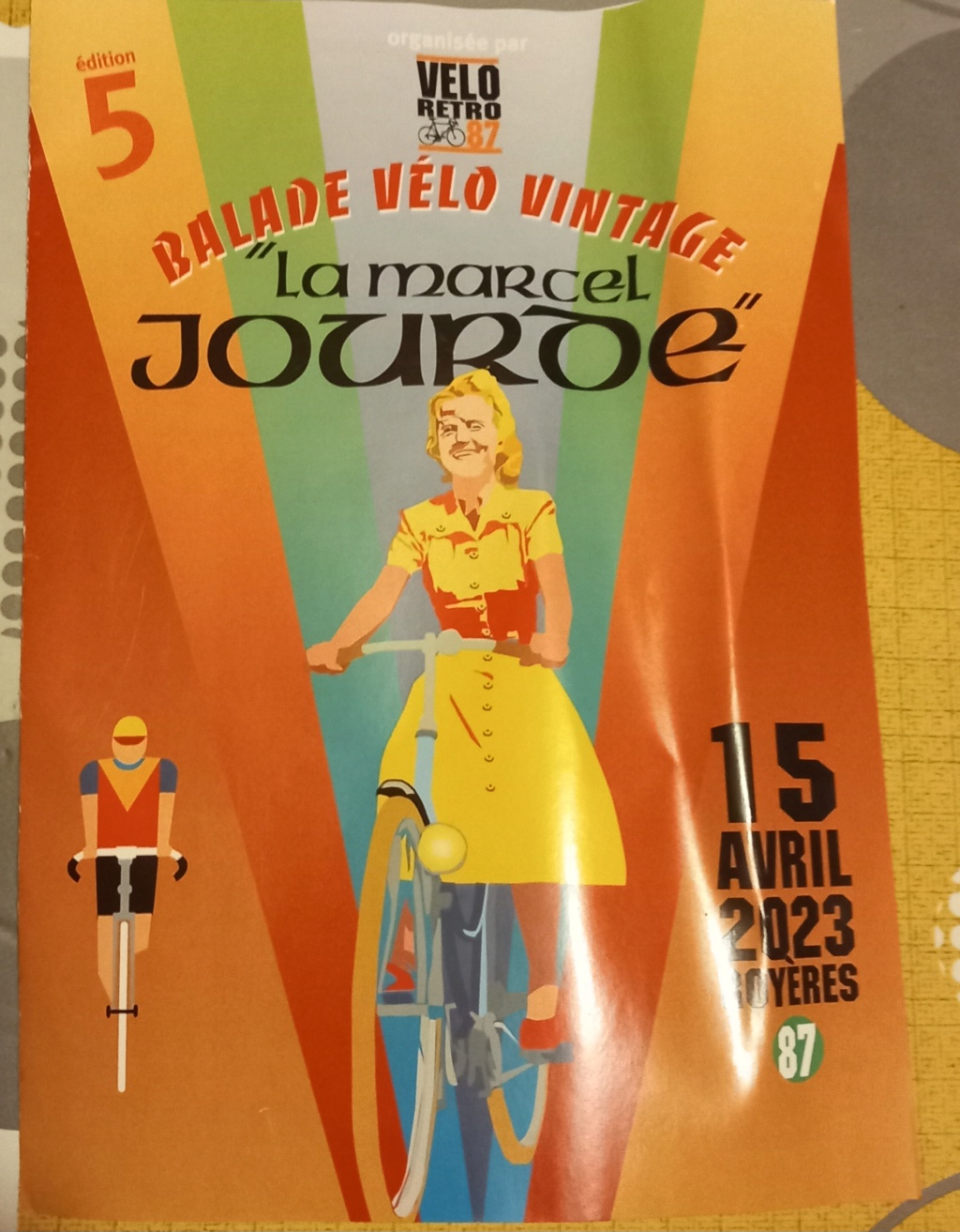 velo - balade vélo LA MARCEL JOURDE  - limoges - 15 AVRIL 2023 , 5eme édition 20230171