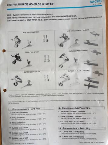 Sachs huret classic 2000 shop