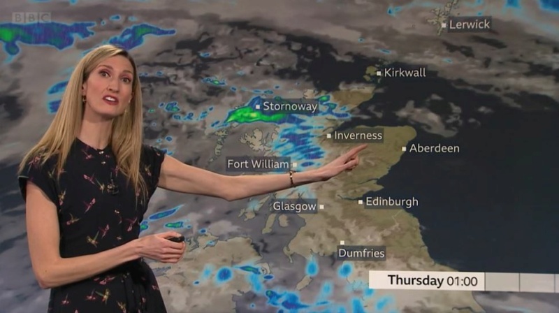 Joy Dunlop Reporting Scotland And Alba Regional Weather Tvnewscaps 3351