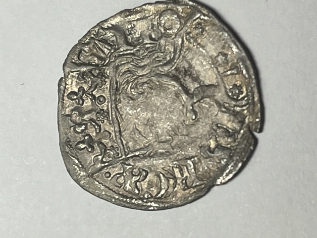 Dinero coronado o cornado de Alfonso XI. Burgos Anvers15