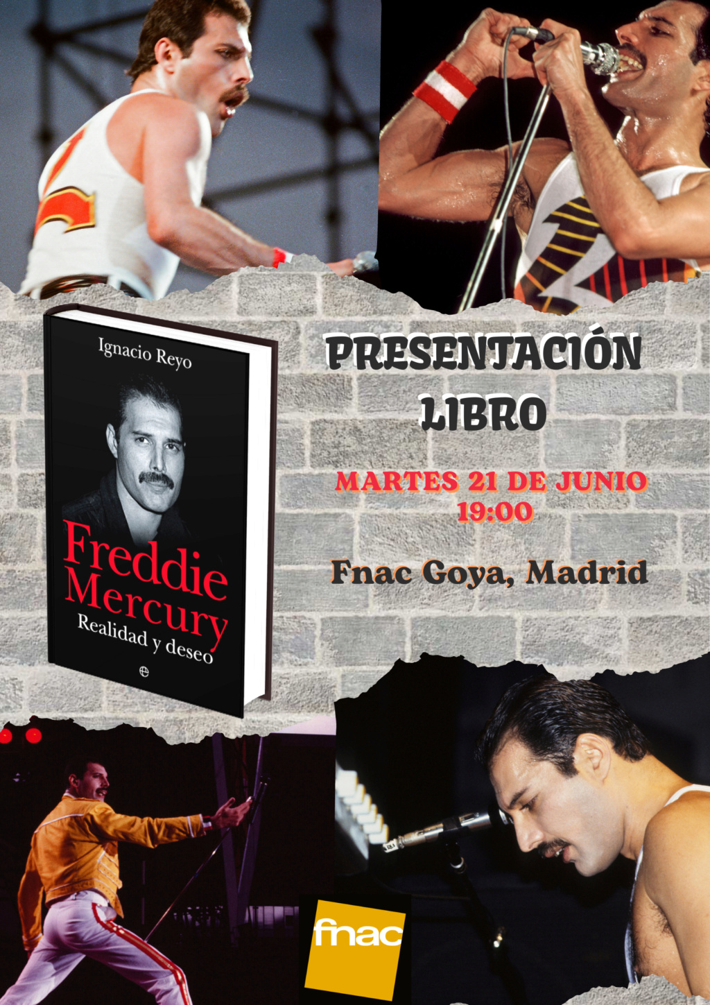 LIBRO FREDDIE MERCURY Cartel10