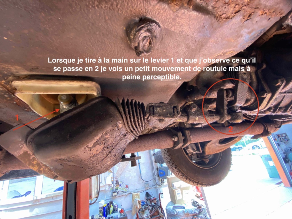marche arrière ne passe pas.