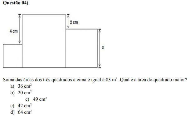 Questão - Geometria Plana - Quadriláteros Questz10