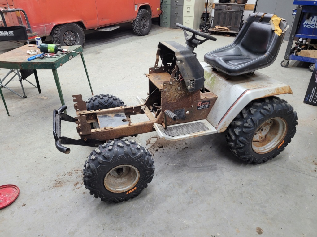 Craftsman gt18 trail mower build 20230410