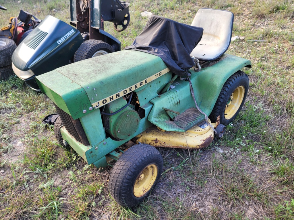 mower - "John diesel "110 mud mower 20230511