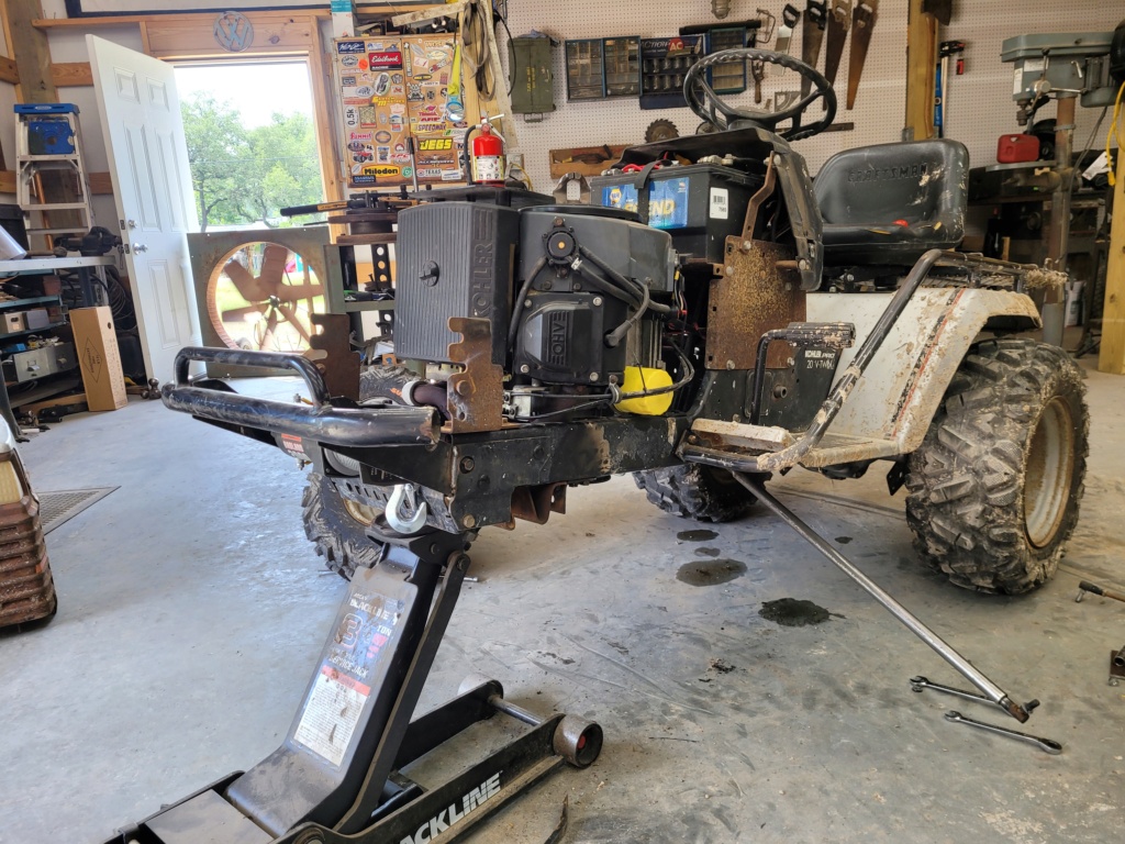 Craftsman gt18 trail mower build - Page 3 20230515