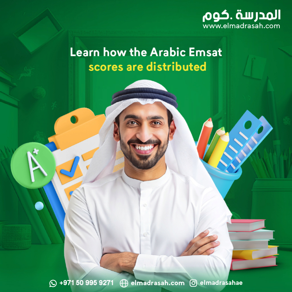 Learn how the Arabic Emsat scores are distributed Learn_20