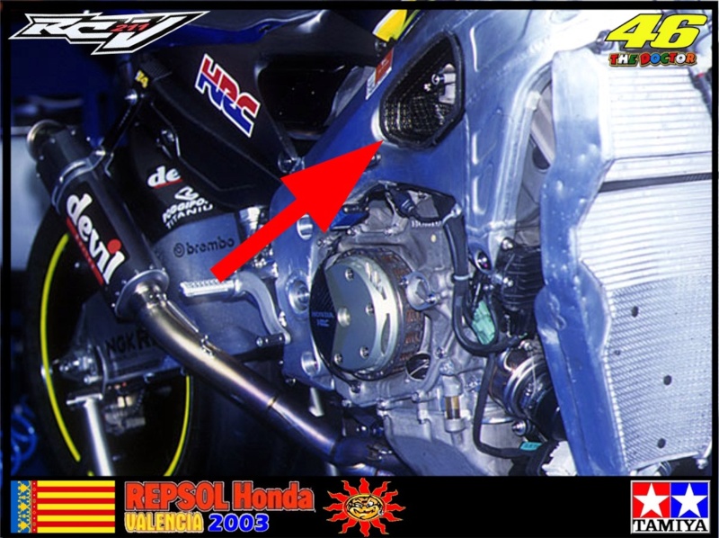 [TAMIYA 1/12°] honda RCV 211V 2003 valencia valentino rossi - Page 2 Dacoup18