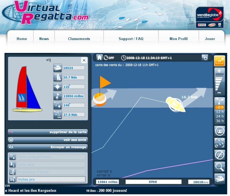 Vendée Globe 2008 : régate virtuelle - Page 20 Cartv218