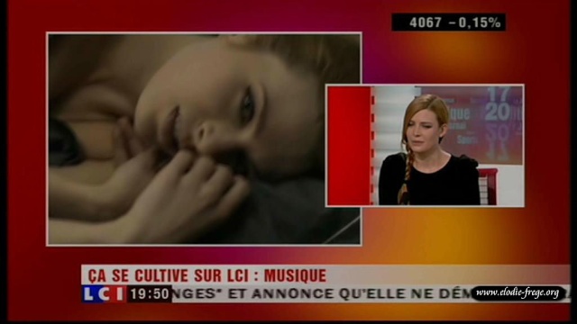 Caps d'Elodie Frégé dans "Ca se cultive" sur LCI (02 février 2011) 310