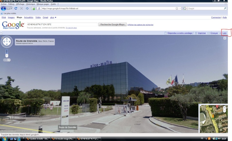Tuto pour poster une image Street View depuis Google Maps. Tuto_s10