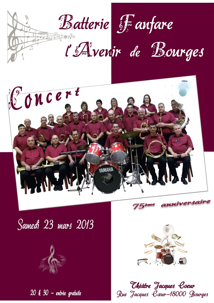 Concert de l'Avenir de Bourges Affich11