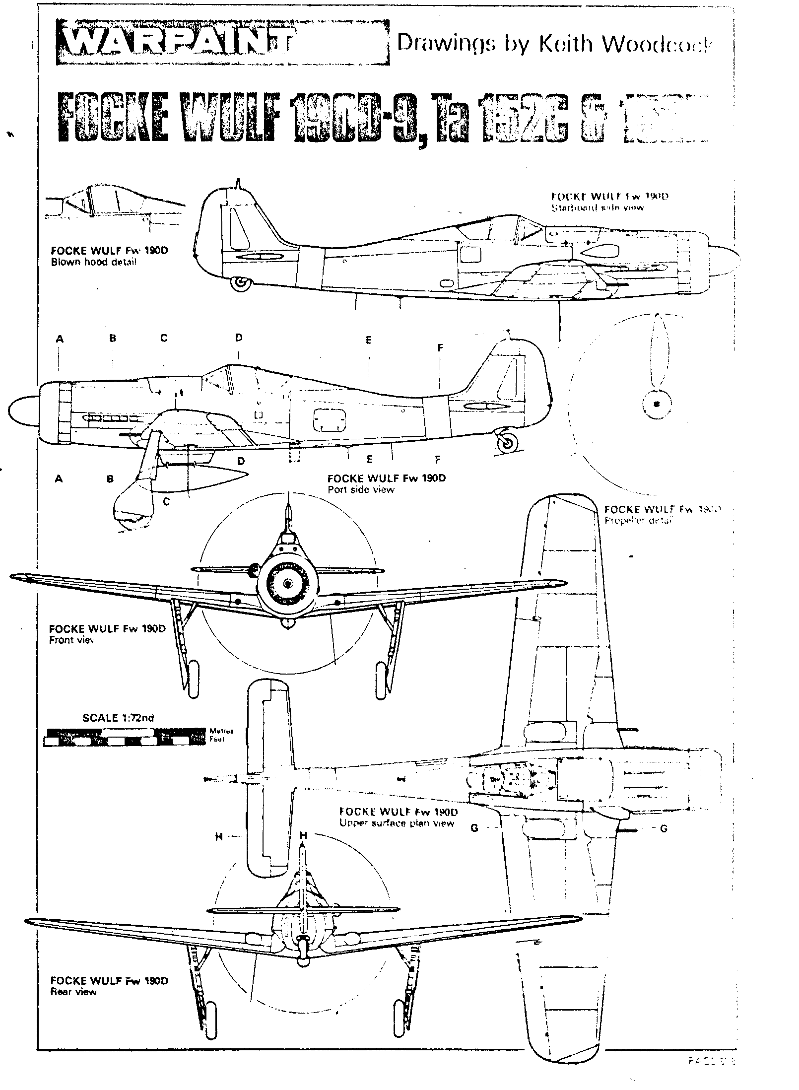 Plan du TA-152H-1 Fw190d10