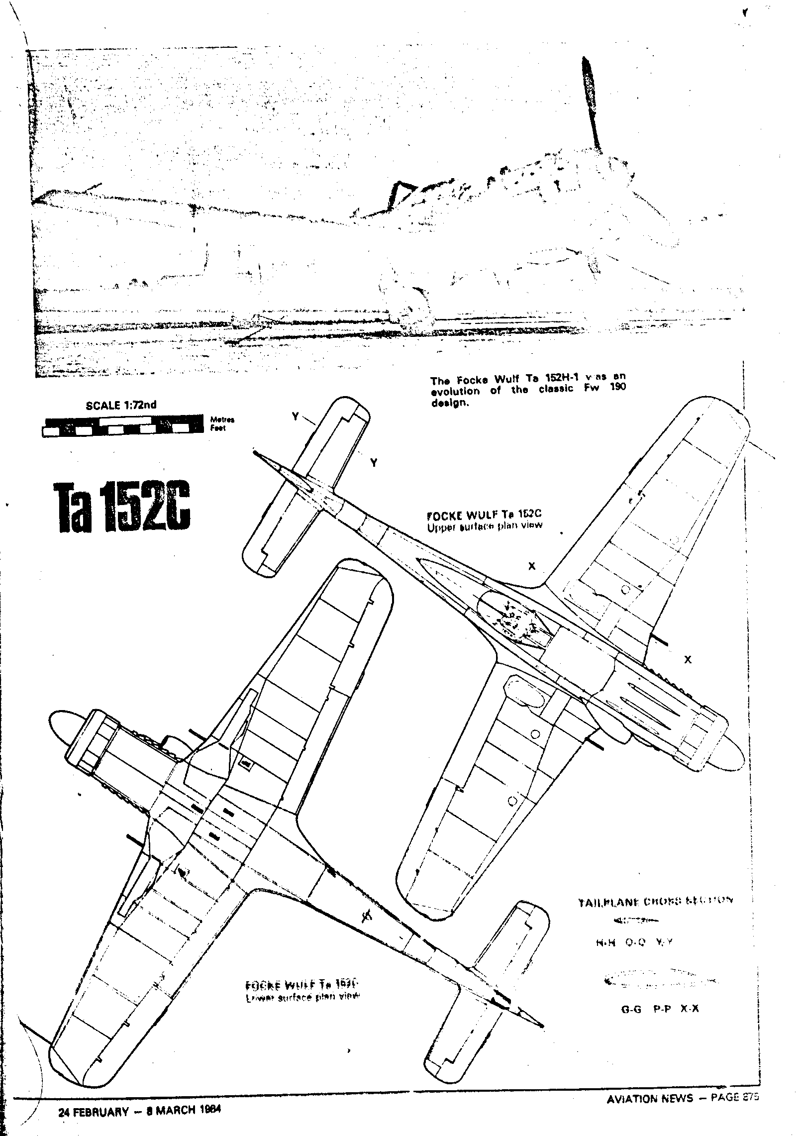 Plan du TA-152H-1 Fw190d12