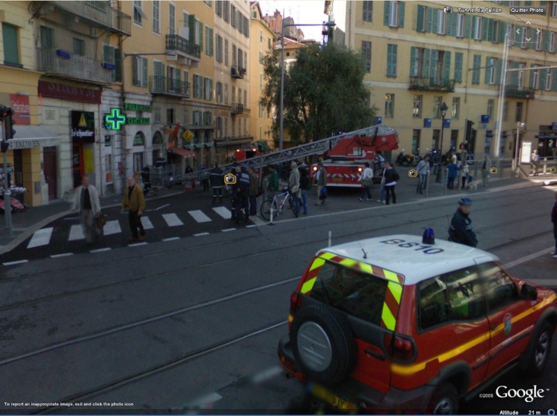 STREET VIEW : les camions de pompiers Pinpon10