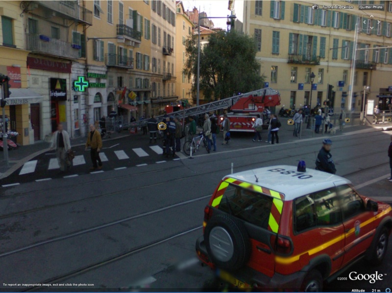  STREET VIEW : les camions de pompiers  Pinpon10