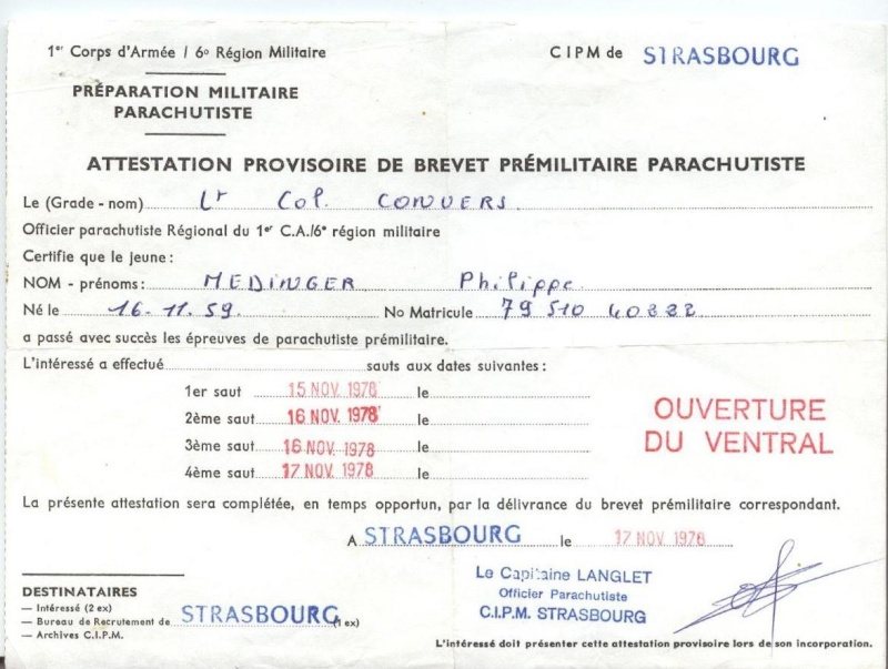 PM Paras 1978 STRASBOURG Brevet10