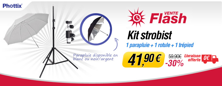 Vente flash Miss Numérique avec -30% sur le kit Phottix pour strobist