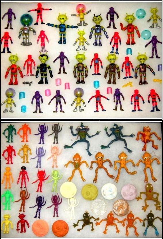 The Outer Space Men/The colorforms aliens 60's 01410