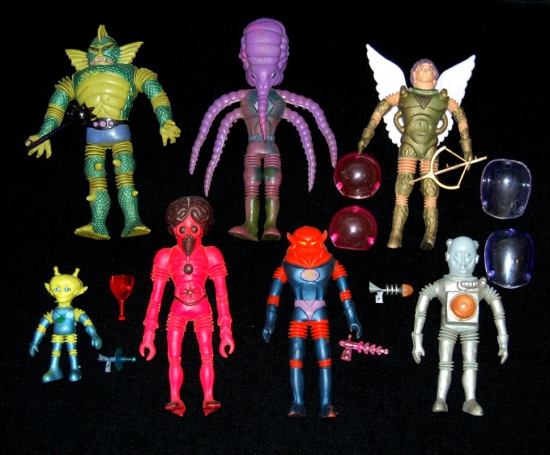 The Outer Space Men/The colorforms aliens 60's 2aeeda10