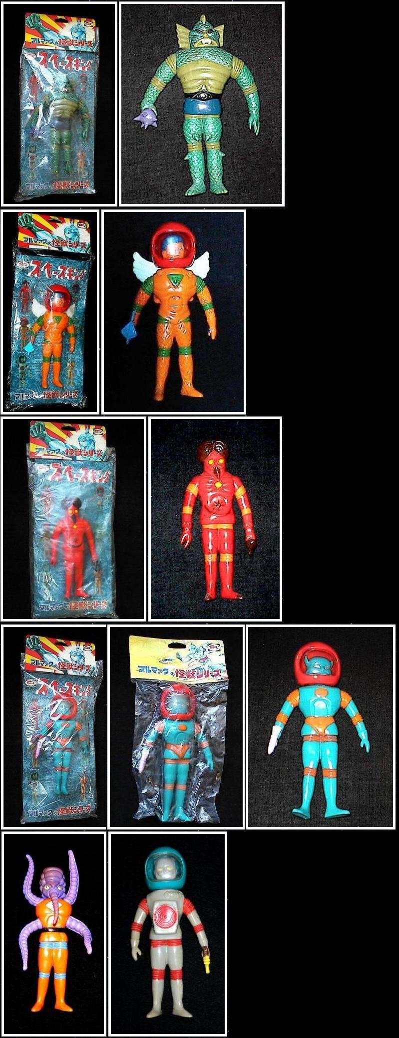 The Outer Space Men/The colorforms aliens 60's Bullma10