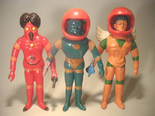 The Outer Space Men/The colorforms aliens 60's Spacek10