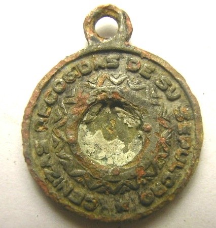 Medalla-Relicario Siervo de Dios Palau y Quer - s. XX Pict0051